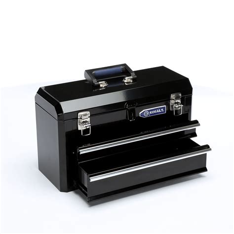 kobalt portable 20.6 in steel lockable tool box|kobalt 20.6 tool box.